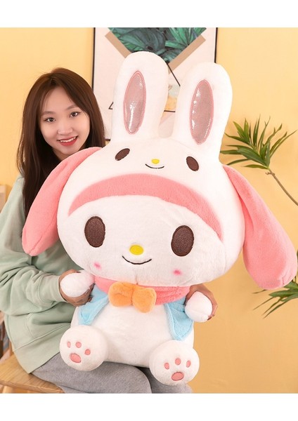 Dahe 50CM Melodi Bebek Büyük Kulaklı Tavşan Peluş Oyuncak (Yurt Dışından) fiyatları