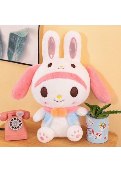 Dahe 50CM Melodi Bebek Büyük Kulaklı Tavşan Peluş Oyuncak (Yurt Dışından) modelleri