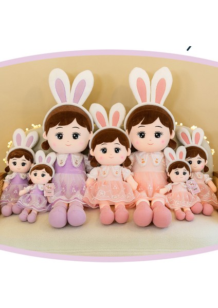 Zaox 50CM Nasha Çiçekli Elbiseli Bebek Peluş Oyuncak (Yurt Dışından)