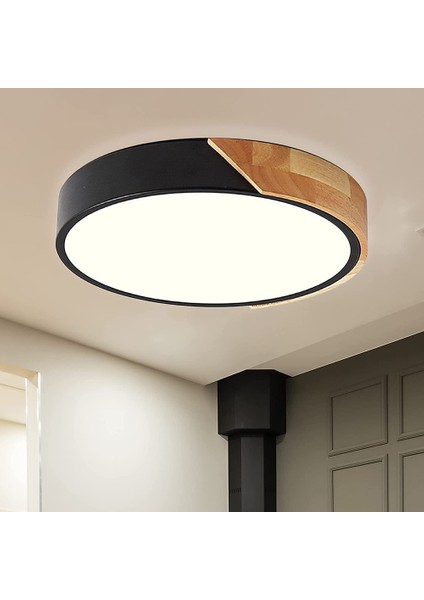 LED Tavan Lambası Ahşap, LED Tavan Lambası, Oturma Odası, Yatak Odası, Banyo, Balkon, Koridor, Bodrum Için LED Lambalar Tavan Işıkları (Yurt Dışından)