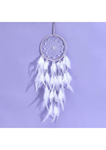 Bohem Dekorasyon, LED Dream Catcher Kızlar El Yapımı Dreamcatcher Dantel Dream Catcher Tüyler Beyaz Iyi Rüyalar Için Duvar Asılı Araba Odası Kızlar Yaratıcı Hediye (Yurt Dışından) modelleri