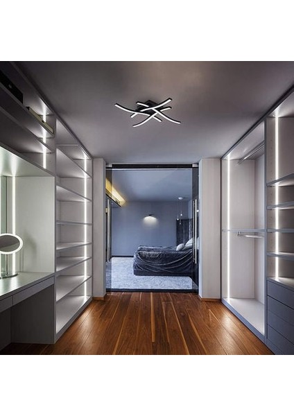 Modern Tasarım LED Tavan Işık Dalga Sarkıt 6500 K Soğuk Beyaz Işık Oturma Odası Yemek Odası Sarkıt Labirent (Yurt Dışından) fırsatları