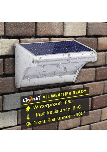 450 Lümen 24 LED Güneş Işığı, Alüminyum Alaşımlı Kabuk, Dış Mekan Su Geçirmez, Radar Hareket Algılama, Sundurma, Bahçe, Avlu, Garaj Uygulaması (2 Paket) (Yurt Dışından) fırsatları