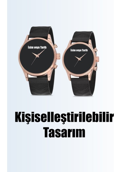 Çift Saatleri Kol Saati Özel Tasarım