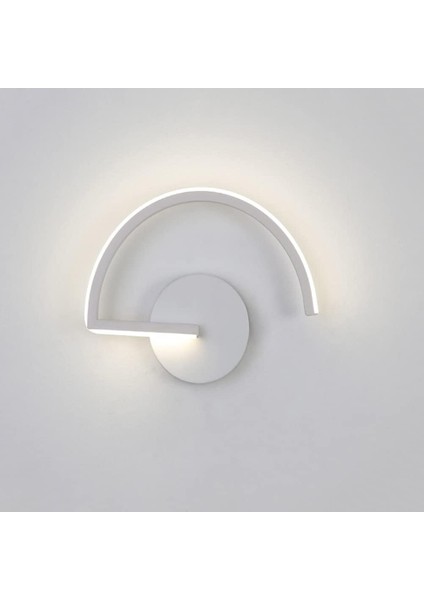 LED Iç Mekan Duvar Lambası 8W, Yaratıcı Mektup Beyaz Duvar Lambası 3000K Sıcak Beyaz Modern Metal Duvar Lambası Yatak Odası Oturma Odası Merdiven Koridor Için (Yurt Dışından)