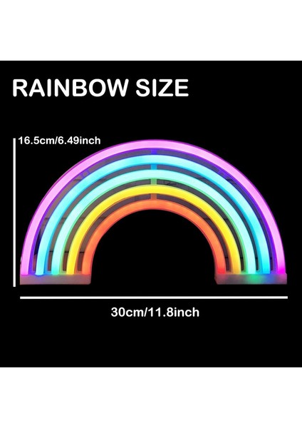 Gökkuşağı Işıklı Tabelalar, Kızlar Için Gökkuşağı Duvar Dekoru, Çocuk Odası, LED Lamba, Gökkuşağı Dekoru, Çocuklar Için Hediyeler, Pil Veya Usb, LED Gece Lambası (Yurt Dışından) modelleri