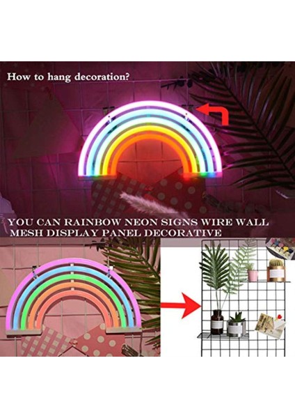 Gökkuşağı Işıklı Tabelalar, Kızlar Için Gökkuşağı Duvar Dekoru, Çocuk Odası, LED Lamba, Gökkuşağı Dekoru, Çocuklar Için Hediyeler, Pil Veya Usb, LED Gece Lambası (Yurt Dışından) indirimleri