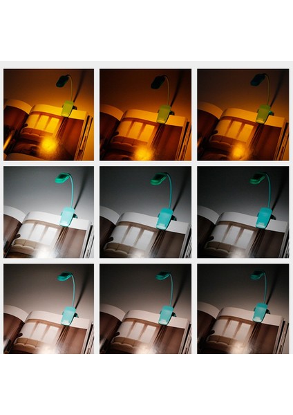 9 LED Okuma Işığı Kitap Tutucu, 3 Parlaklık Kısılabilir x 3 Renk Modu Kitap Işığı, USB C Şarj Edilebilir 80 Saate Kadar Okuma (Yurt Dışından) modelleri