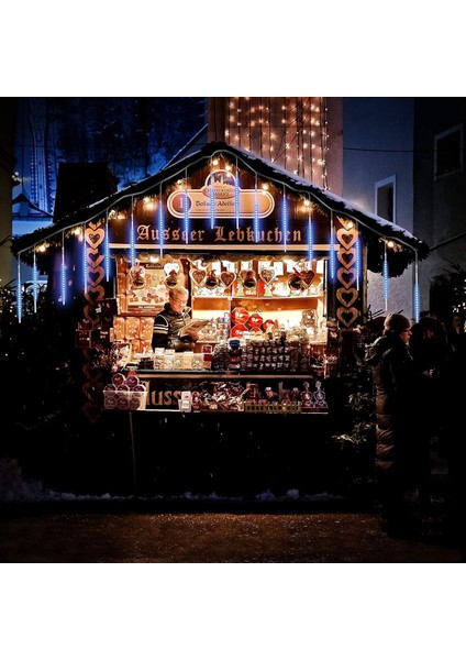 Meteor Yağmuru Işık Dize Işıklar, LED Meteor Yağmuru Su Geçirmez Dış Mekan Duşu Yağmur Işıkları 30CM 8 Tüp 192 Led, Düğün Partisi Için Noel Akşamı Ev Ağacı Köknar Bahçesi, Mavi (Yurt Dışından) fiyatları