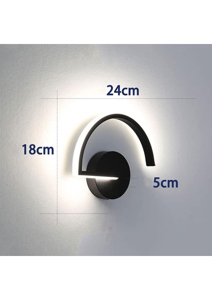 LED Iç Mekan Duvar Lambası 8W, Yaratıcı Mektup Siyah Duvar Lambası 3000K Sıcak Beyaz Modern Metal Duvar Lambası Yatak Odası Oturma Odası Merdiven Koridor Için (Yurt Dışından) indirimleri