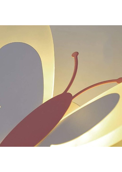 Iç Mekan Duvar Lambası LED Sevimli Kelebek Duvar Lambası Kreş Dekor Için Duvar Dekoru, Başucu Lambası, Kapalı Gece Lambası (Yurt Dışından) fiyatları