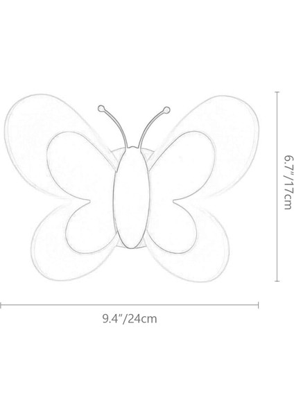 Iç Mekan Duvar Lambası LED Sevimli Kelebek Duvar Lambası Kreş Dekor Için Duvar Dekoru, Başucu Lambası, Kapalı Gece Lambası (Yurt Dışından) indirimleri