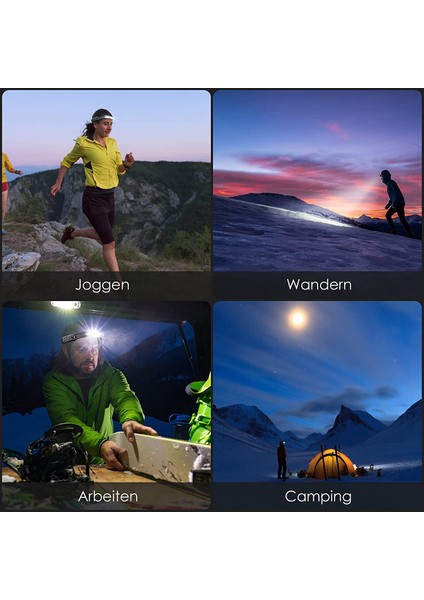 Otflp LED Kafa Feneri Şarj Edilebilir Ipx4 Su Geçirmez Hafif Kafa Feneri (Yurt Dışından) indirimleri