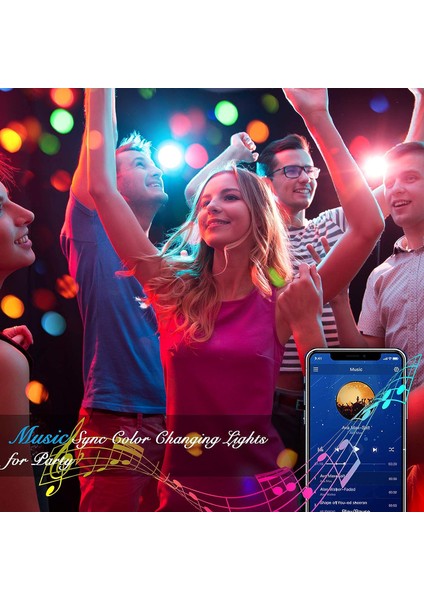LED Şerit Işıklar 50FT Akıllı Işık Şeritleri, Uzaktan Kumandalı, Yatak Odası Için 5050 Rgb LED Işıklar, Oda Partisi Için Müzik Senkronizasyonu Renk Değiştirme Işıkları (Yurt Dışından) indirimleri