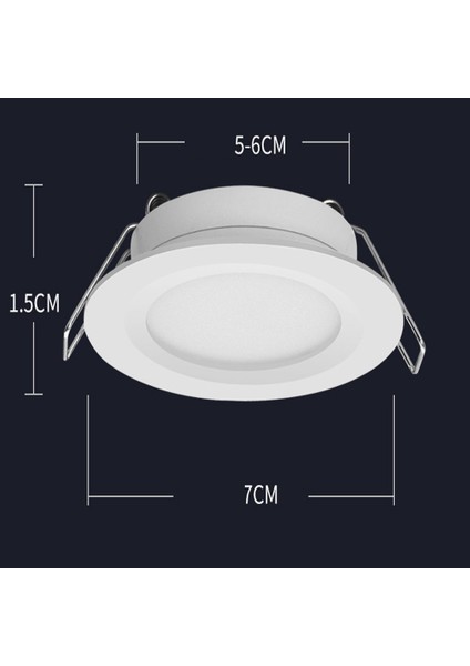 12 Volt LED Puck Işık, Rv Tekne Gömme Kubbe Işık, Kabin Altı Camper Van Karavan Kabin Kamyon Karavan Yelkenli Iç Aydınlatma Için 12V Aşağı Işık, 6 Paket (Yurt Dışından) fiyatları