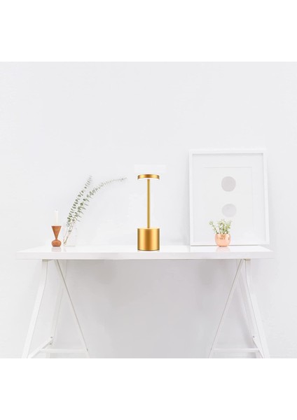 Masa Lambası, Şarj Edilebilir LED Akülü Masa Lambası USB 3200 Mah Şarj Edilebilir Alüminyum Yemek Odası Süslemeleri Masa Lambası, 4 W 150LM 3100 K (Yurt Dışından) fırsatları