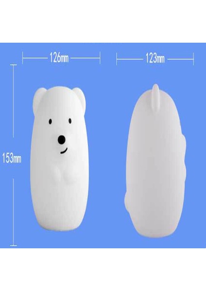 LED Gece Lambası Çocuk Uzaktan Kumandalı Gece Lambası Bebek Gece Lambası Dekoratif Hediye Için Dokunmatik Taşınabilir Silikondan Yapılmış (Yurt Dışından) fiyatları