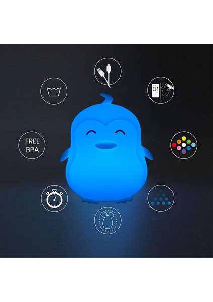 Çocuk Gece Lambası, Silikon Yatak Odası Lambası Çocuk Odası Gece Lambası Büyük (Yurt Dışından) modelleri