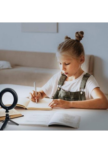 Halka Işıklı Dizüstü Bilgisayar, Tripod ve Kelepçeli 5 Inç Halka Işık, 5 Aydınlatma Modu ve 11 Parlaklık Özelliğine Sahip (Yurt Dışından) indirimleri