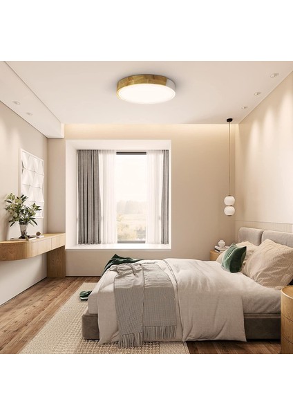 LED Tavan Işığı 24W, Nötr Beyaz 4500K LED Tavan Lambası 2400LM, Iç Aydınlatma LED Tavan Işığı Demir ve Meşe, Mutfak Oturma Odası Yatak Odası Ofis Için Beyaz Tavan Işığı (Yurt Dışından) indirimleri