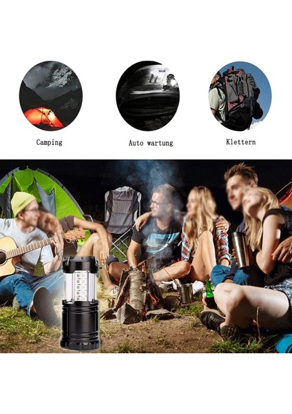 LED Kamp Feneri Pille Çalışan Su Geçirmez Açık Hava Yürüyüş Kamp Için Acil Balıkçılık Gece Lambası Açması ve Kapatması Kolay (Yurt Dışından) modelleri