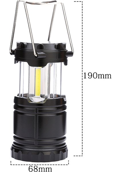 LED Kamp Feneri Pille Çalışan Su Geçirmez Açık Hava Yürüyüş Kamp Için Acil Balıkçılık Gece Lambası Açması ve Kapatması Kolay (Yurt Dışından) fırsatları