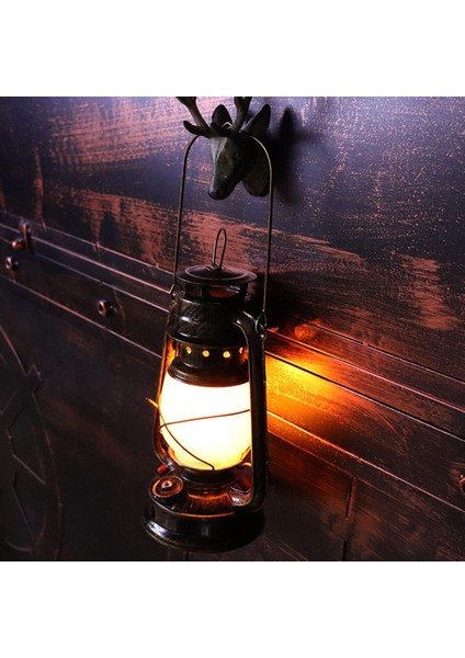 Vintage Fener Hurricane Lambası Şarj Edilebilir Akülü Masa Lambası LED Alev Işığı Gece Lambası Açık Hava Retro Kısılabilir Kamp Lambası, Şarj Aleti, 3 Işık Modu, 1800MAH, Bronz (Yurt Dışından) modelleri