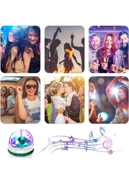 Sahne Ampulü Dönen LED Strobe Ampul Disko Parti Ampulü 7 Renkte Çok Renkli Ampul Noel Doğum Günü Partisi Düğün Club Lounge Için Ambiyans Ampulü (Yurt Dışından) indirimleri