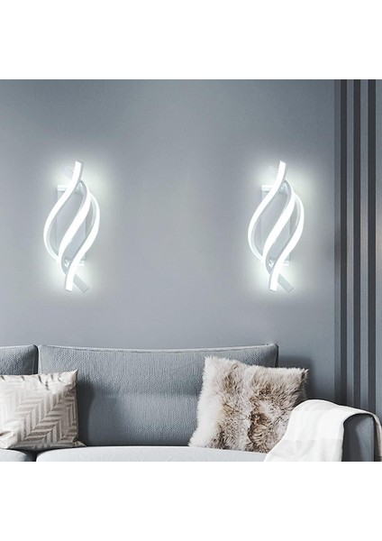 Duvar Lambası LED 18W, Duvar Lambası Iç Mekan Modern Duvar Lambası Sıcak Beyaz 6000K Oturma Odası Yatak Odası Merdivenleri Için (Yurt Dışından) fırsatları