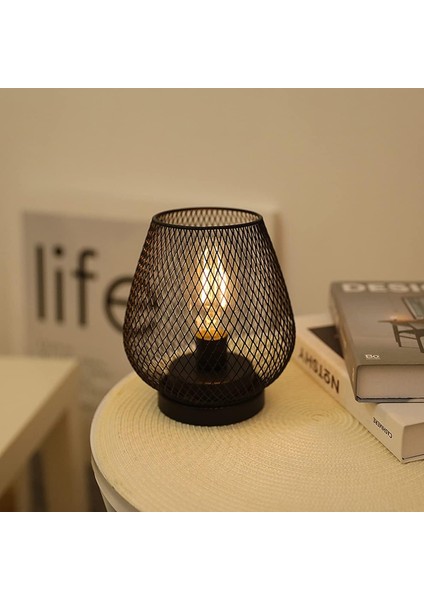 2'li Metal Kafesli Pille Çalışan Akülü LED Fener Seti Düğünler, Partiler, Verandalar, Iç Mekan ve Dış Mekan Etkinlikleri Için Ideal (Yurt Dışından) fırsatları