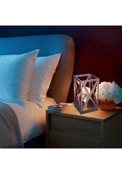 LED Vintage Fenerler Rustik Country Tarzı Masa Lambası Zamanlayıcı ile Akülü Kafes Lambası Oturma Odası Çocuk Yatak Odası Bahçe Veranda Güverte Peyzaj Dekor (Antik Bakır) (Yurt Dışından) fırsatları
