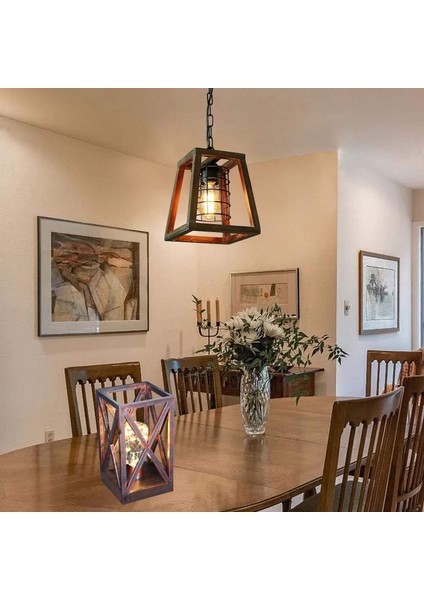 LED Vintage Fenerler Rustik Country Tarzı Masa Lambası Zamanlayıcı ile Akülü Kafes Lambası Oturma Odası Çocuk Yatak Odası Bahçe Veranda Güverte Peyzaj Dekor (Antik Bakır) (Yurt Dışından) indirimleri