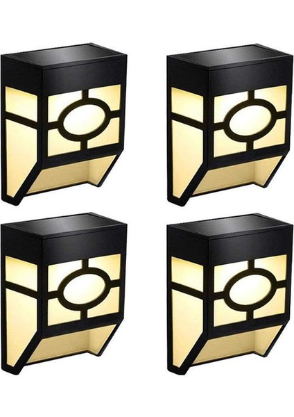 Dış Mekan Bahçe Güneş Işığı, Veranda, Çit, Bahçe, Bahçe, Garaj, Merdiven, Beyaz Kapı / Renk Değiştirme Için LED Güneş Işığı Su Geçirmez Kablosuz Güneş Işığı Duvar Işığı (Yurt Dışından)