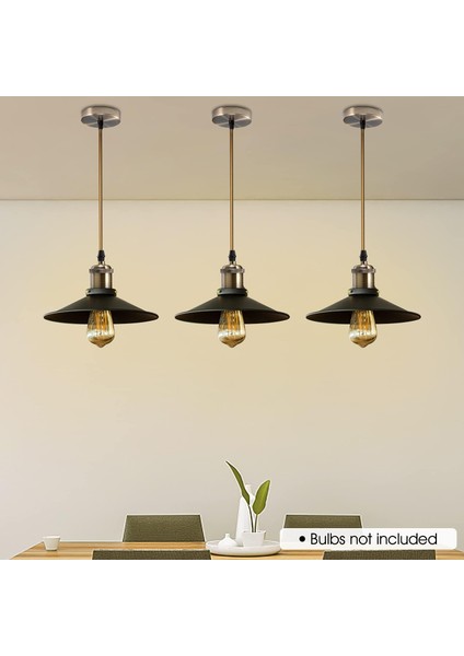 E27 Kablolu Metal Sarkıt, Tavan Aydınlatması Için Ayarlanabilir Örgülü Bronz Sarkıt Braketi (Bronz Bronz) (Yurt Dışından) modelleri