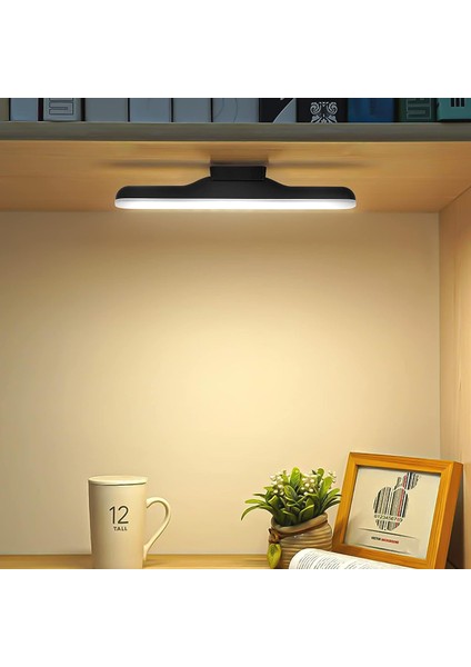 Pille Çalışan LED Şerit Işık, Ayarlanabilir Parlaklık Manyetik USB Işık, Siyah Kablosuz Dolap Işıkları, Dolap, Masa, Başucu, Mutfak, Yurt Için Şarj Edilebilir Duvar Işıkları (Yurt Dışından)