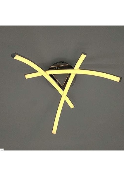 LED Tavan Lambası, Oturma Odası Yatak Odası Yemek Odası Için 3 Kavisli Işıklı Modern Tasarım Kavisli Tavan Avize Lambası (Yurt Dışından) modelleri