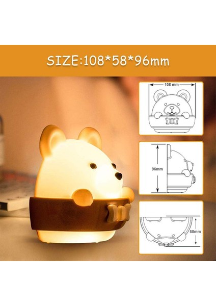 Çocuk Gece Lambası, Çocuk Başucu Lambası, Çocuk Gece Lambası, Uzaktan Kumandalı USB Şarj Edilebilir Taşınabilir Gece Lambası (Yurt Dışından) fiyatları