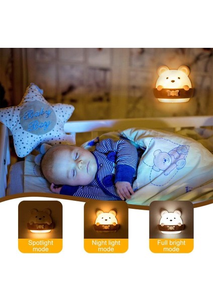 Çocuk Gece Lambası, Çocuk Başucu Lambası, Çocuk Gece Lambası, Uzaktan Kumandalı USB Şarj Edilebilir Taşınabilir Gece Lambası (Yurt Dışından) indirimleri