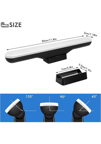 Pille Çalışan LED Şerit Işık, Ayarlanabilir Parlaklık Manyetik USB Işık, Siyah Kablosuz Dolap Işıkları, Dolap, Masa, Başucu, Mutfak, Yurt Için Şarj Edilebilir Duvar Işıkları (Yurt Dışından) indirimleri
