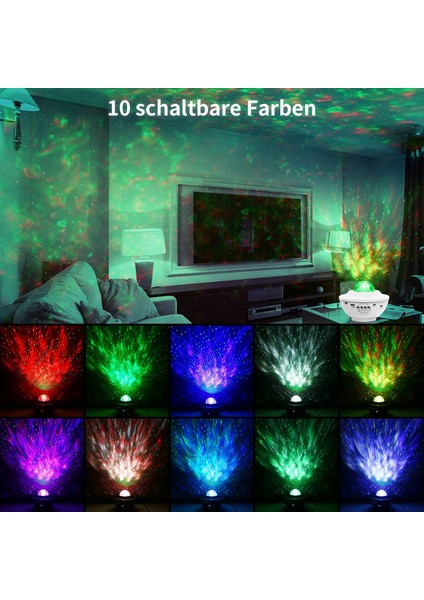 LED Yıldızlı Gökyüzü Projektör Lambası, Dönen Su Dalgaları, Uzaktan Kumanda ve Zamanlayıcı ile Galaxy Projektör Gece Lambası, Çocuk ve Yetişkin Odası Dekorasyon Hediyeleri (Yurt Dışından) modelleri