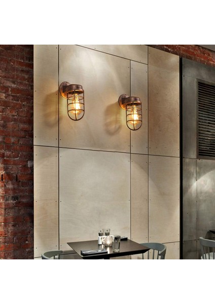 Retro Kişiselleştirilmiş Mağazalar Wandlampe Lampenschirm Wandlampe Café Bar Einzelkopf Industrielampe (Yurt Dışından) modelleri