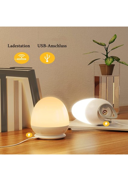 LED Çocuk Gece Lambası, Şarj Pedi ve USB Sekmeli Bebek Tıbbi Gece Lambası, 1 Saat Zamanlayıcı ve Dokunmatik Kontrollü Çocuk Odası Kısılabilir Gece Lambası (Yurt Dışından) fırsatları