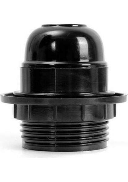 4 Parça Ampul Tutucu - E27 Ampul Için - Pratik Priz - Plastik Abajur Adaptörü(Siyah) Btosndlegjw (Yurt Dışından)