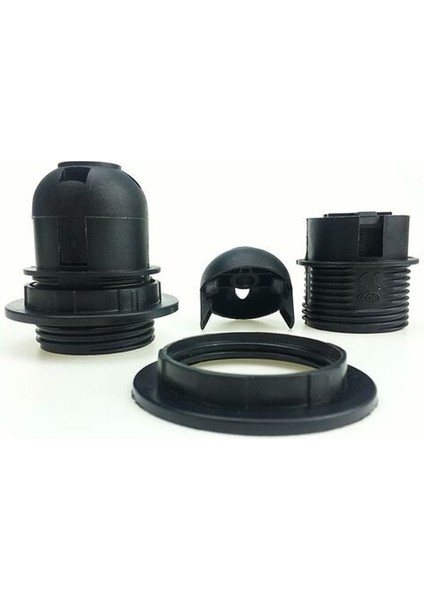 4 Parça Ampul Tutucu - E27 Ampul Için - Pratik Priz - Plastik Abajur Adaptörü(Siyah) Btosndlegjw (Yurt Dışından) fiyatları