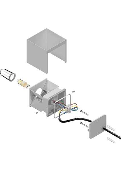 Ledscom.de Außen Için Duvar Lambaları, Beyaz, IP65, Yukarı ve Aşağı Işık + LED Lamba 501LM, Sıcak Beyaz (Yurt Dışından) modelleri
