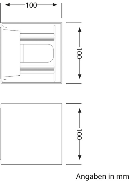 Ledscom.de Außen Için Duvar Lambaları, Beyaz, IP65, Yukarı ve Aşağı Işık + LED Lamba 501LM, Sıcak Beyaz (Yurt Dışından) fırsatları