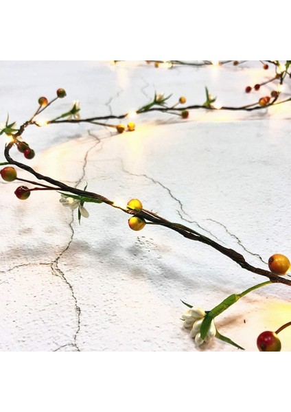 LED Dize Işıklar, 20 Adet LED Yapay Çiçek Dekorasyonu (1 Paket 6.56FT) 20 Işık) (Yurt Dışından) fiyatları