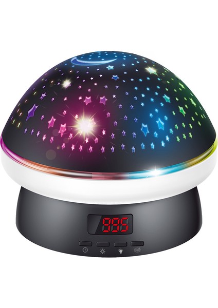 Kız Oyuncakları 2-8 Yaş Çocuklar Uzaktan Kumanda Yıldız Projektör Gece Lambası (Yurt Dışından)