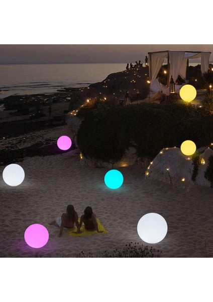 LED Bahçe Lambası Top Şekli Veranda Çim Için Su Geçirmez Işık Uzaktan Kumanda ile LED Dış Mekan Parlak Renkli Şarj Edilebilir (24 Tuşlu Şarj Edilebilir Versiyon) (Yurt Dışından) fırsatları