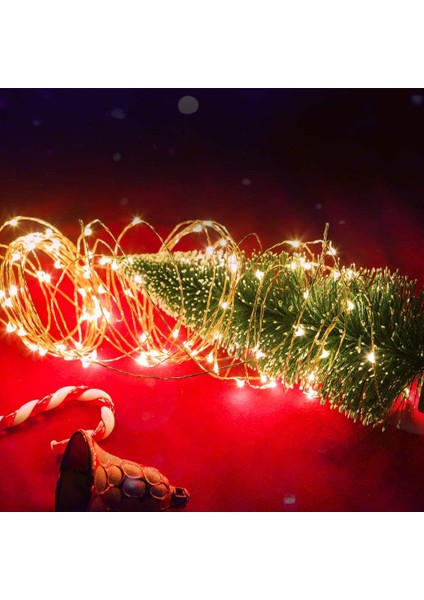 LED Peri Işıkları Pil Bakır Tel Peri Işıkları 1.2m 24LED Peri Işıkları Noel Akülü Su Geçirmez Işıklar Şişe Dekorasyonu, Soğuk Beyaz, 8'li Paket (Yurt Dışından) indirimleri